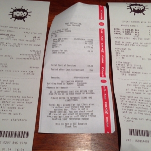 World's End steel book receipts