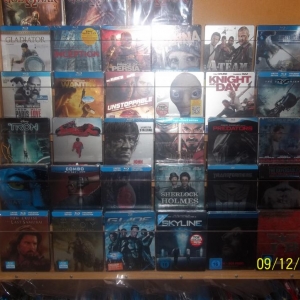 My steelbook display I bought from barnes and nobles book store