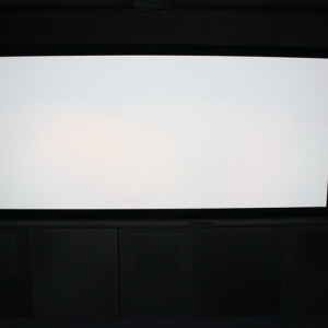 The old screen 110" wide 2.35:1