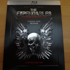 Expendables Extended German Embossed Steelbook Front