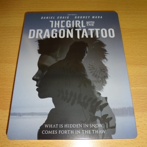 Girl With The Dragon Tattoo HMV Steelbook Front