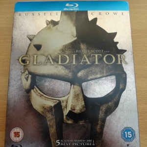 Gladiator Play.com Exclusive Steelbook Front