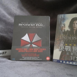 Resident Evil I-III Korea and Underworld Awakening Taiwan