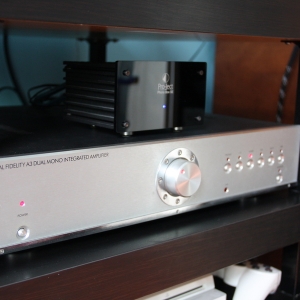 Musical Fidelity A3 + Pro-Ject Phono Box SE