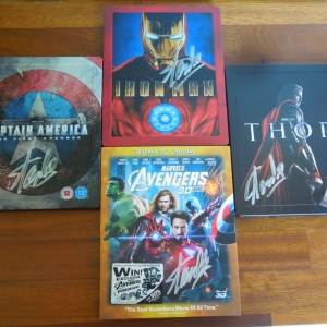 LFCC 2014 - Stan Lee Signed - CA UK, IM UK, Thor UK, Avengeres SG