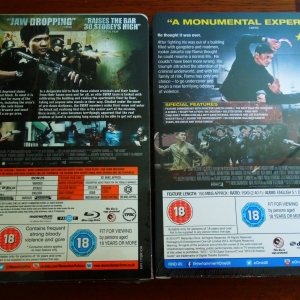 The Raid 1 + 2 UK Back