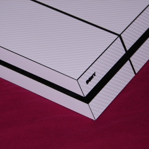 PS4 (White Carbon Fibre Skin)