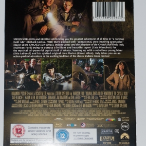 Indiana Jones and the Kingdom of the Crystal Skull - Back
