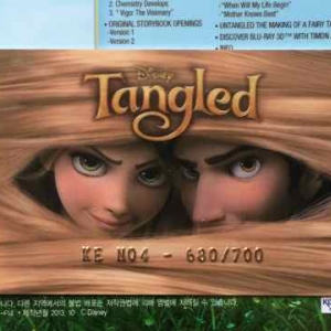 Tangled 1/4 Slip numbered card