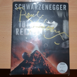 Totall Recall steelbook signed by Paul Verhoeven