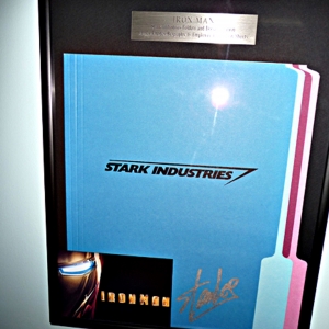 Stark Industries Folders Signed by Stan Lee at Chicago Comic Con 2014