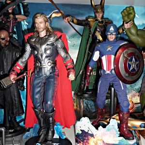 Thor, Loki, & Capt