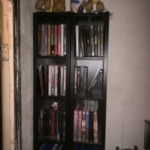 Cabinet with steels
