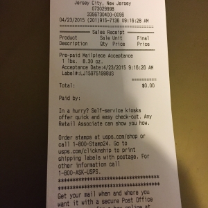 Receipt