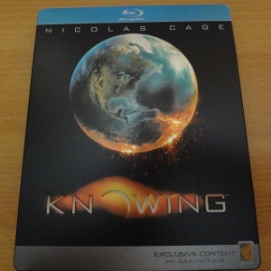 Knowing Australian Debossed Steelbook Front