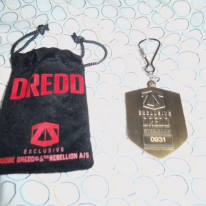 Dredd 3D key chain number