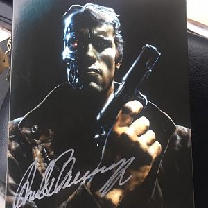 signed by Arnold Schwarzenegger