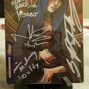 Autographed Boon Dock Saints