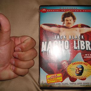 SEALED Nacho Libre DVD with Mask_1