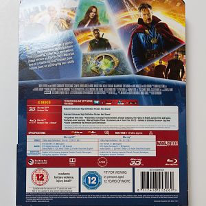 Doctor Strange - Zavvi Lenti - Back Of Slip