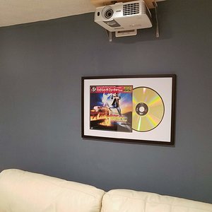 BTTF gold LD framed 1