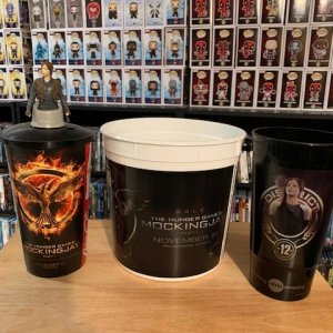 Popcorn Tub and Cups