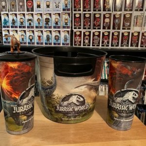 Popcorn Tub and Cups