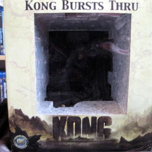 "Kong Bursts Thru" statue from the Japanese version of King Kong: Peter Jackson's Production Diaries (better photo in the future once I open it).