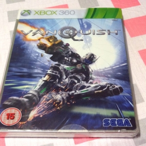 Vanquish steelbook. Sealed and mint condition.