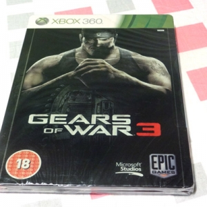 Gears of War 3 Uk steelbook. Sealed and mint condition.