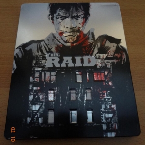 The Raid Play.com Exclusive Debossed Steelbook Front (2)