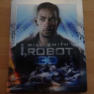 I Robot 3D German Excusive Lenticular Steelbook Front