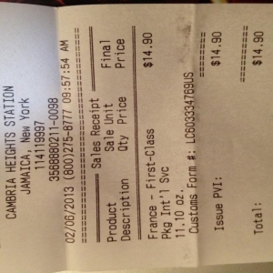 Receipt