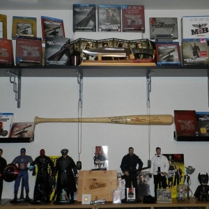Overview ... the stuff above my racks is always changing. (where the figures are)