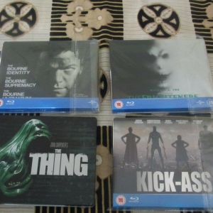 Bourne Trilogy , the frightners , the thing  and Kick ass.