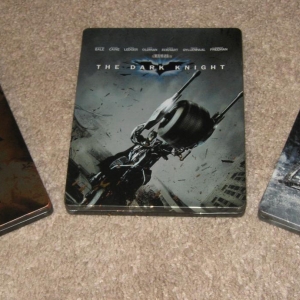 Nolans Batman series in steelbook.