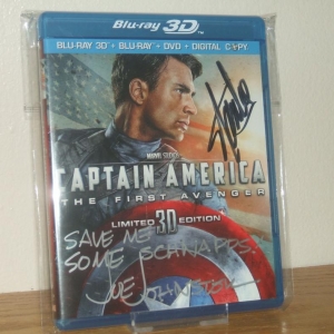 Captain America, Signed by Stan Lee & Joe Johnston