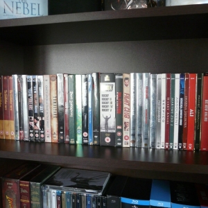 DVD digipacks shelf