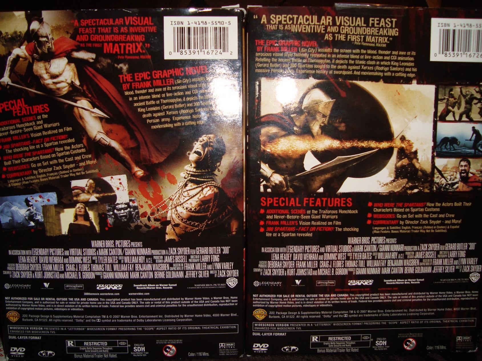 37. 300 DVD Exclusives back