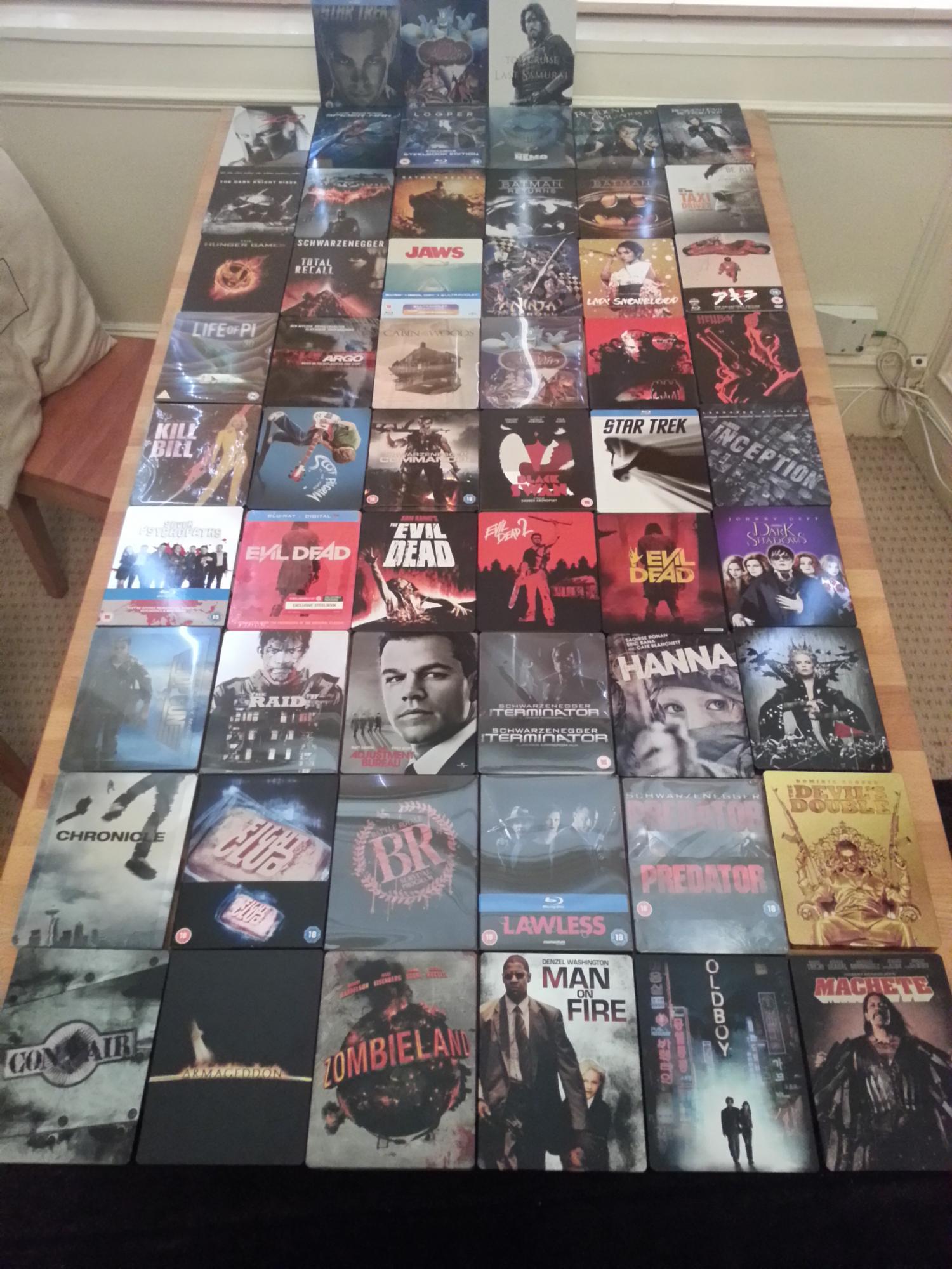 All my steelbooks collected as of 24/08/13