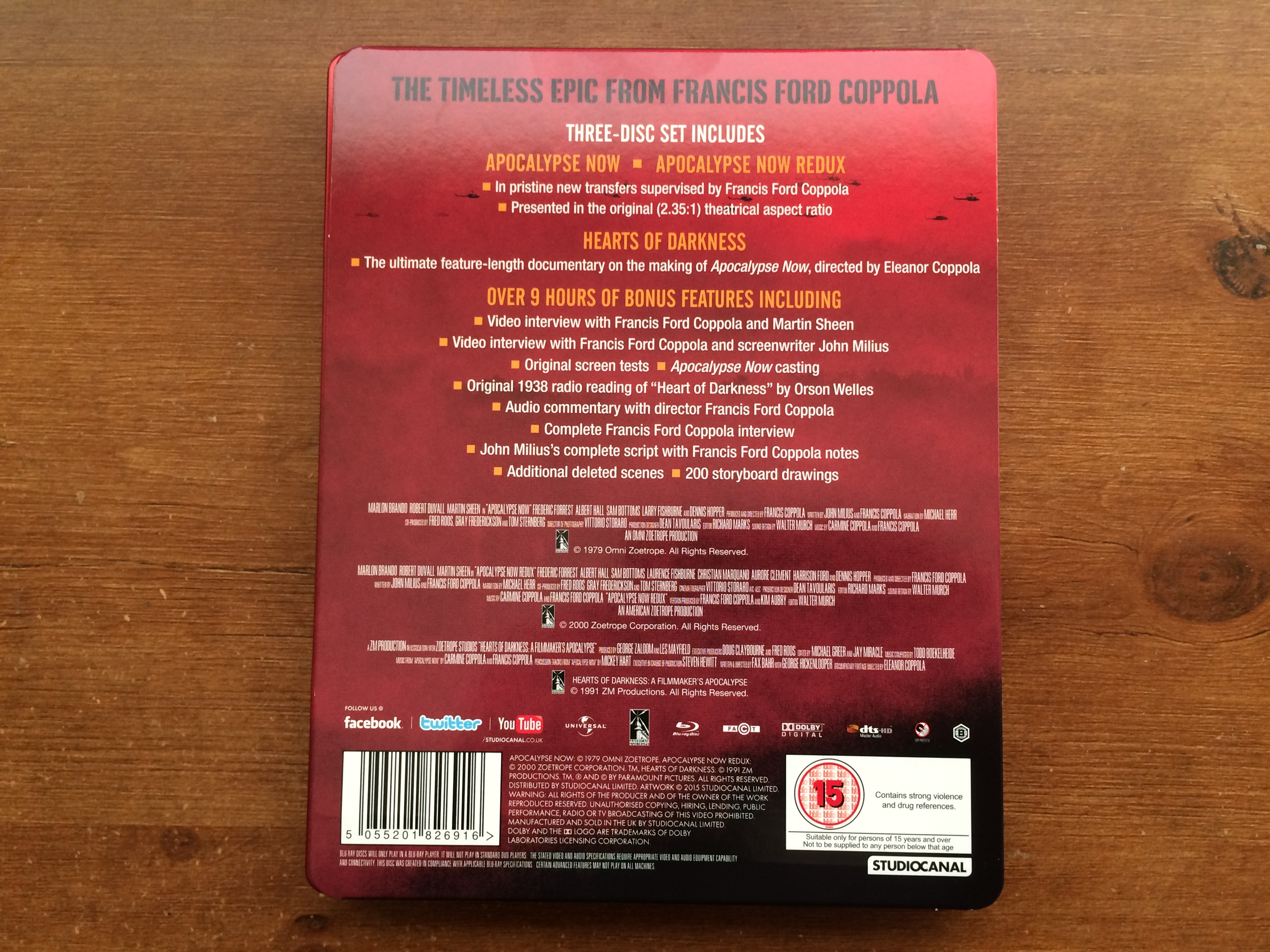 Apocalypse Now Zavvi Exclusive Steelbook