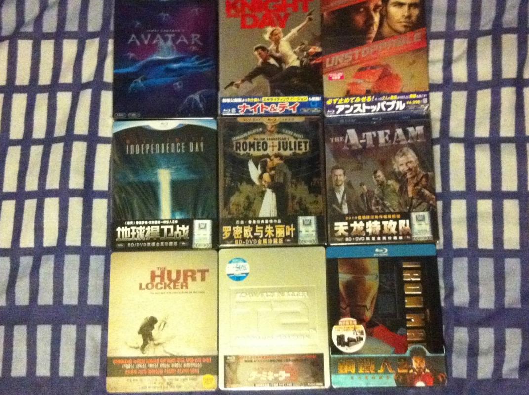 Asain Steelbooks