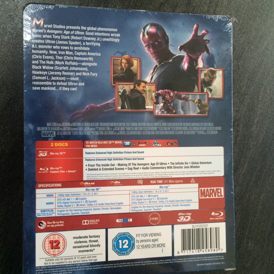 Avengers: Age Of Ultron: Zavvi Exclusive