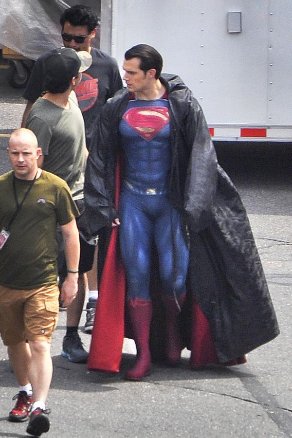batman vs superman set picture