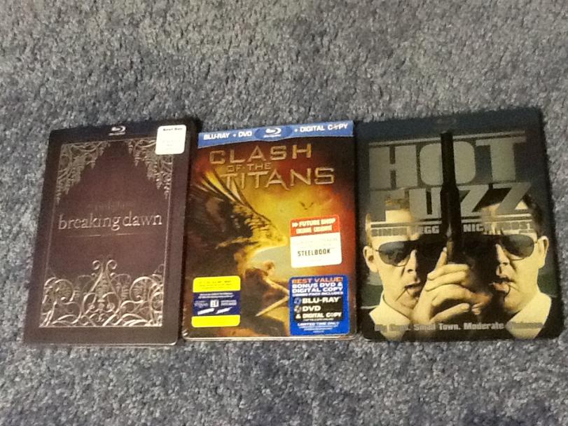 breaking dawn, Clash of the titans, and hot fuzz