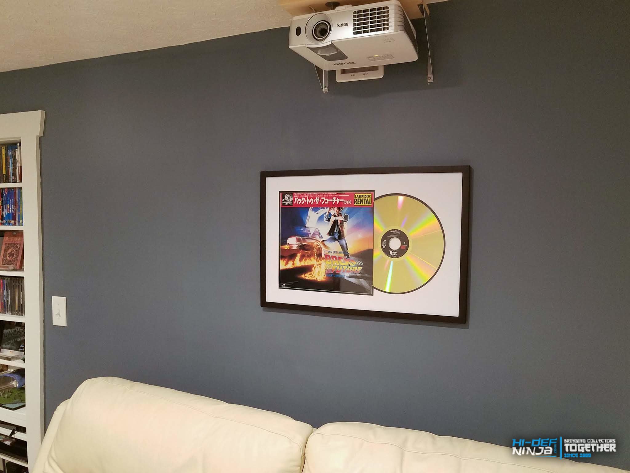 BTTF gold LD framed 1