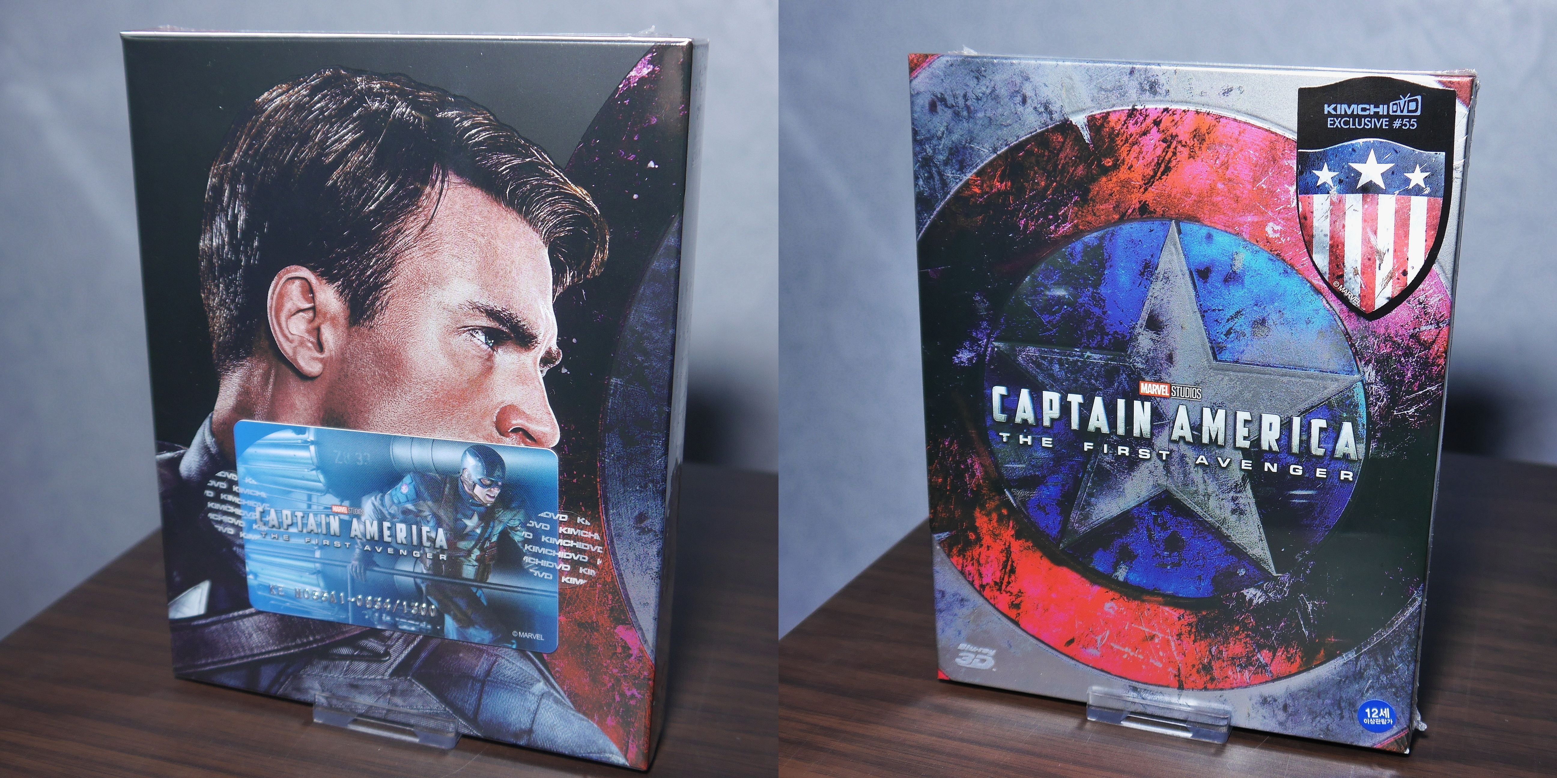 Captain America Fullslip A1 Kimchidvd Bluray Steelbook