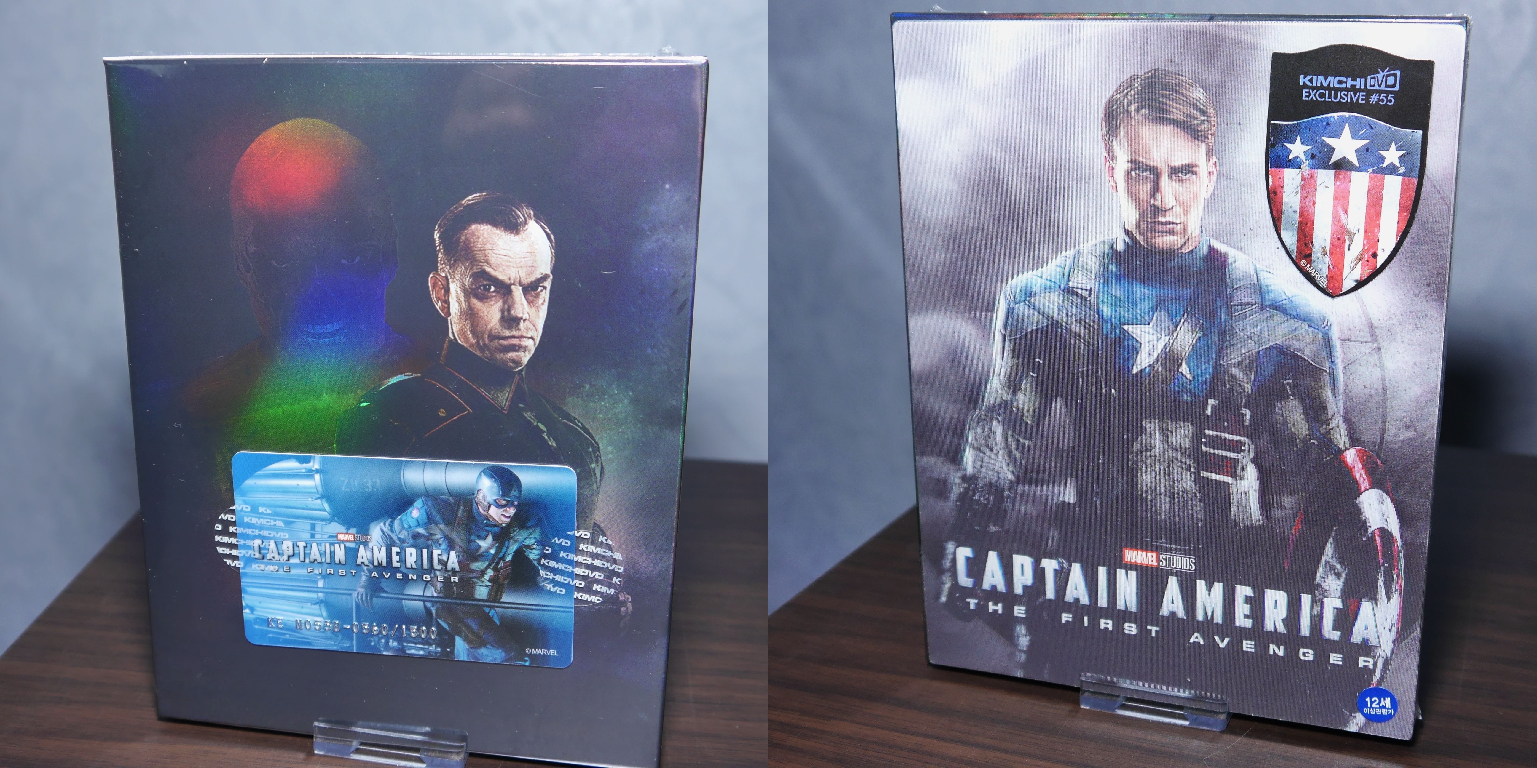 Captain America Lenticular Kimchidvd Bluray Steelbook