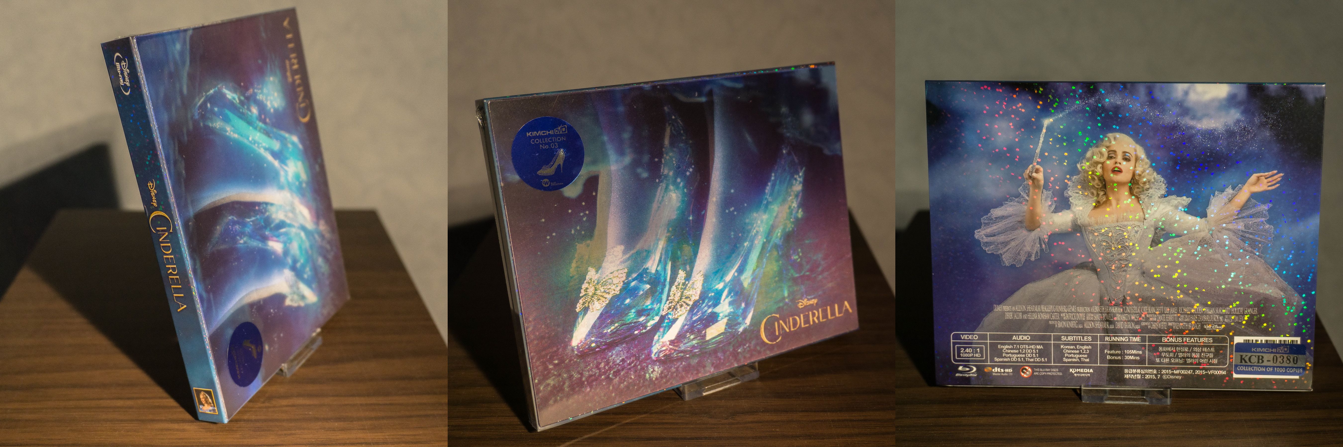 Cinderella Kimchi Lenticular Korea Steelbook