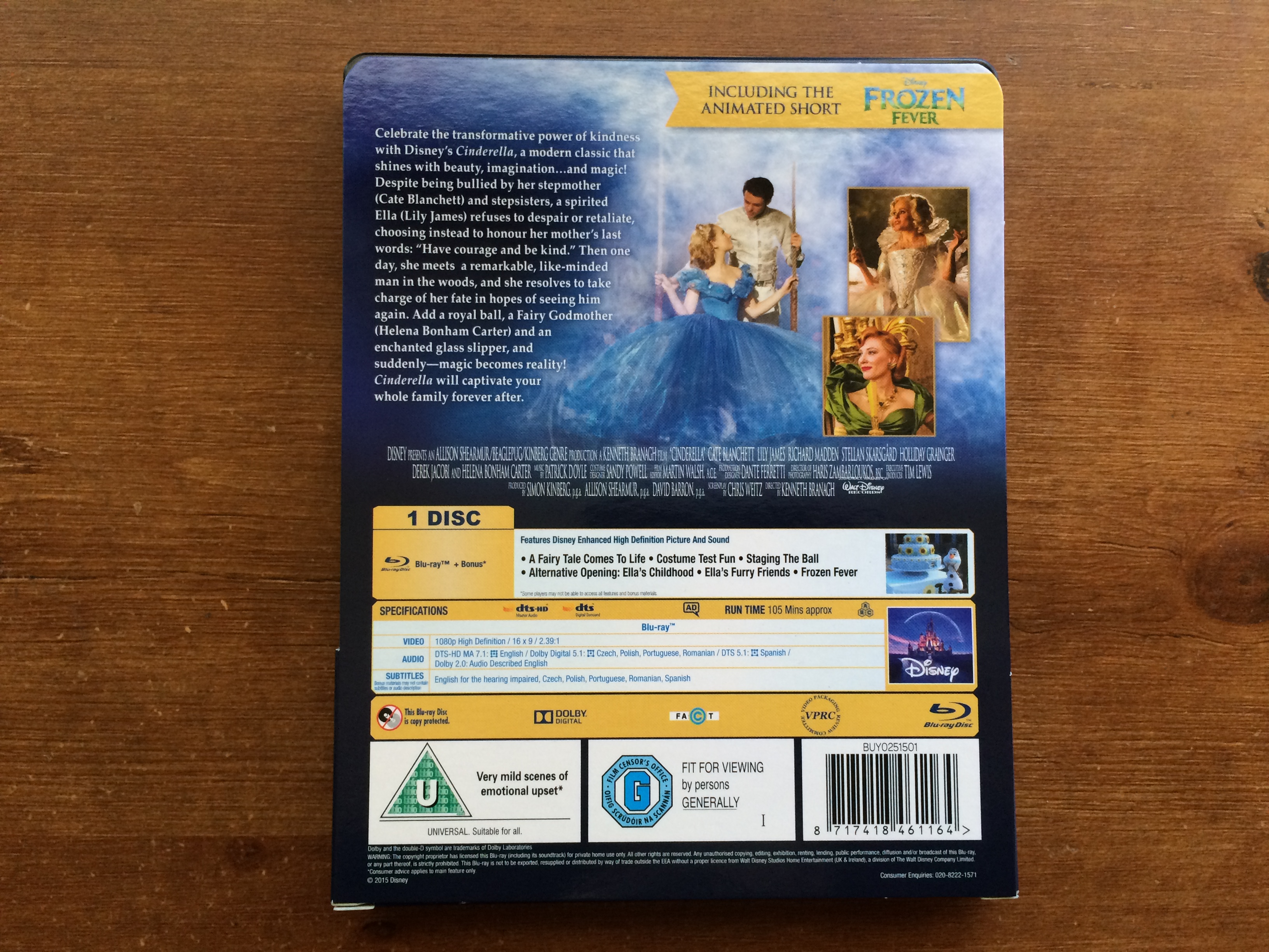 Cinderella Zavvi Exclusive Steelbook